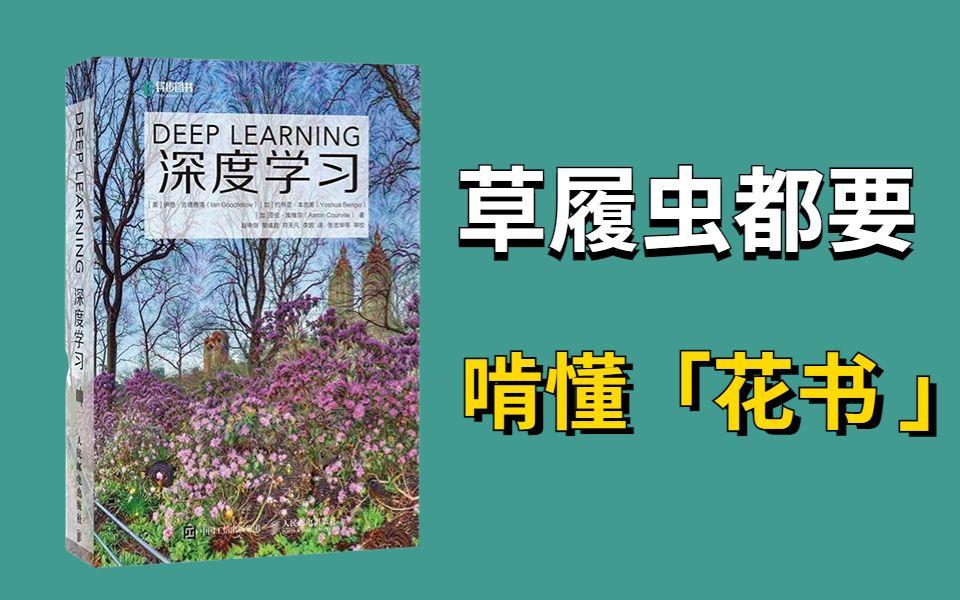 【一份草履虫都必须要啃懂的书籍】——《深度学习Deep Learning》,人工智能行业人手必备!计算机视觉|人工智能|神经网络|机器学习|深度学习|哔哩哔...