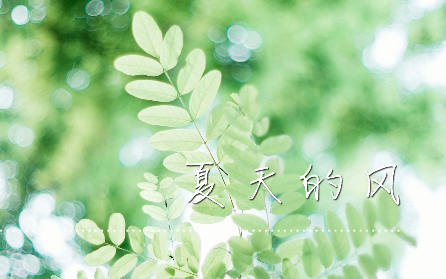 【cv林予曦】夏天的风