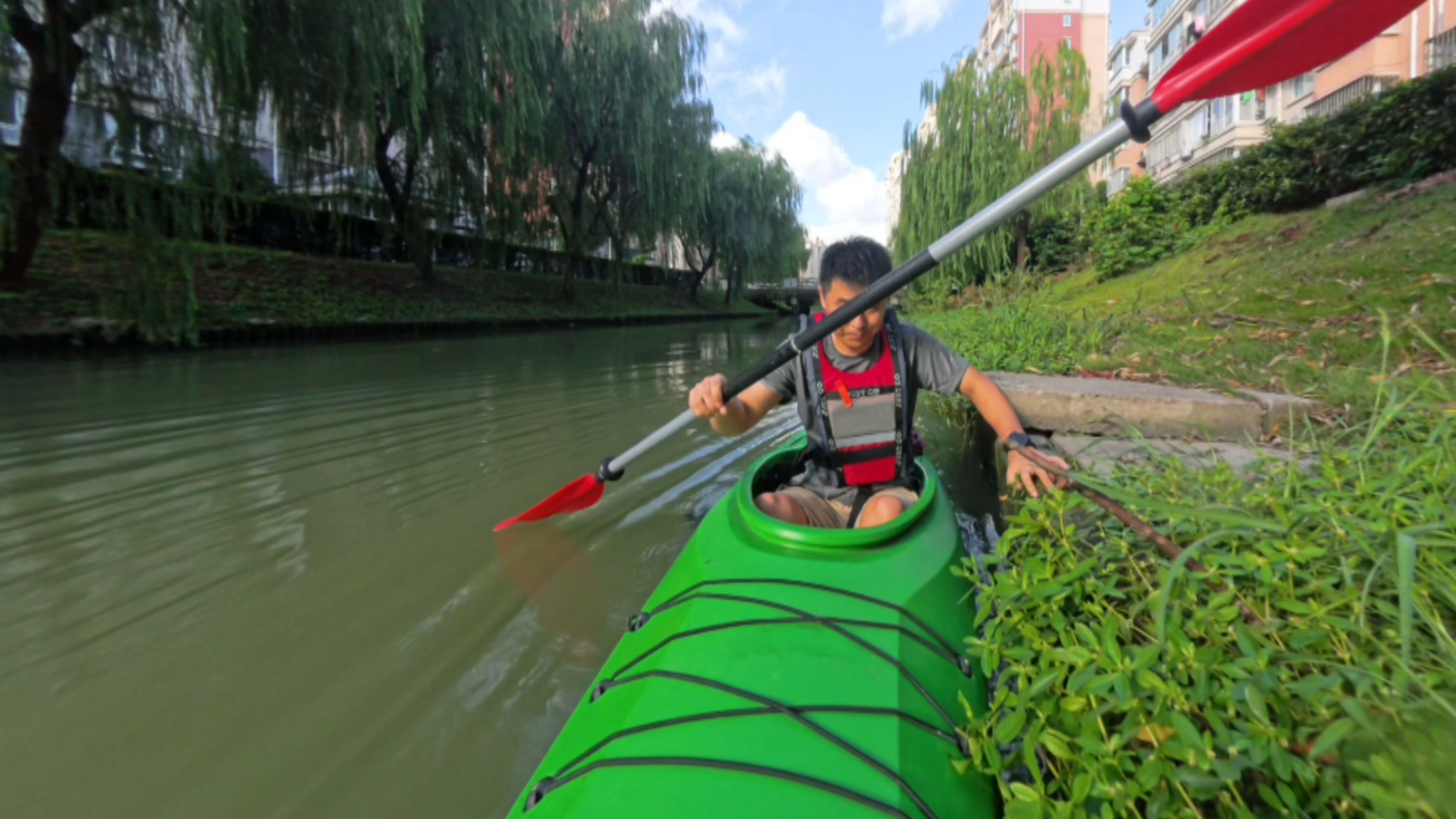 划船不专业,但是抓螃蟹,绝对专业,记录我划船上班的第80天