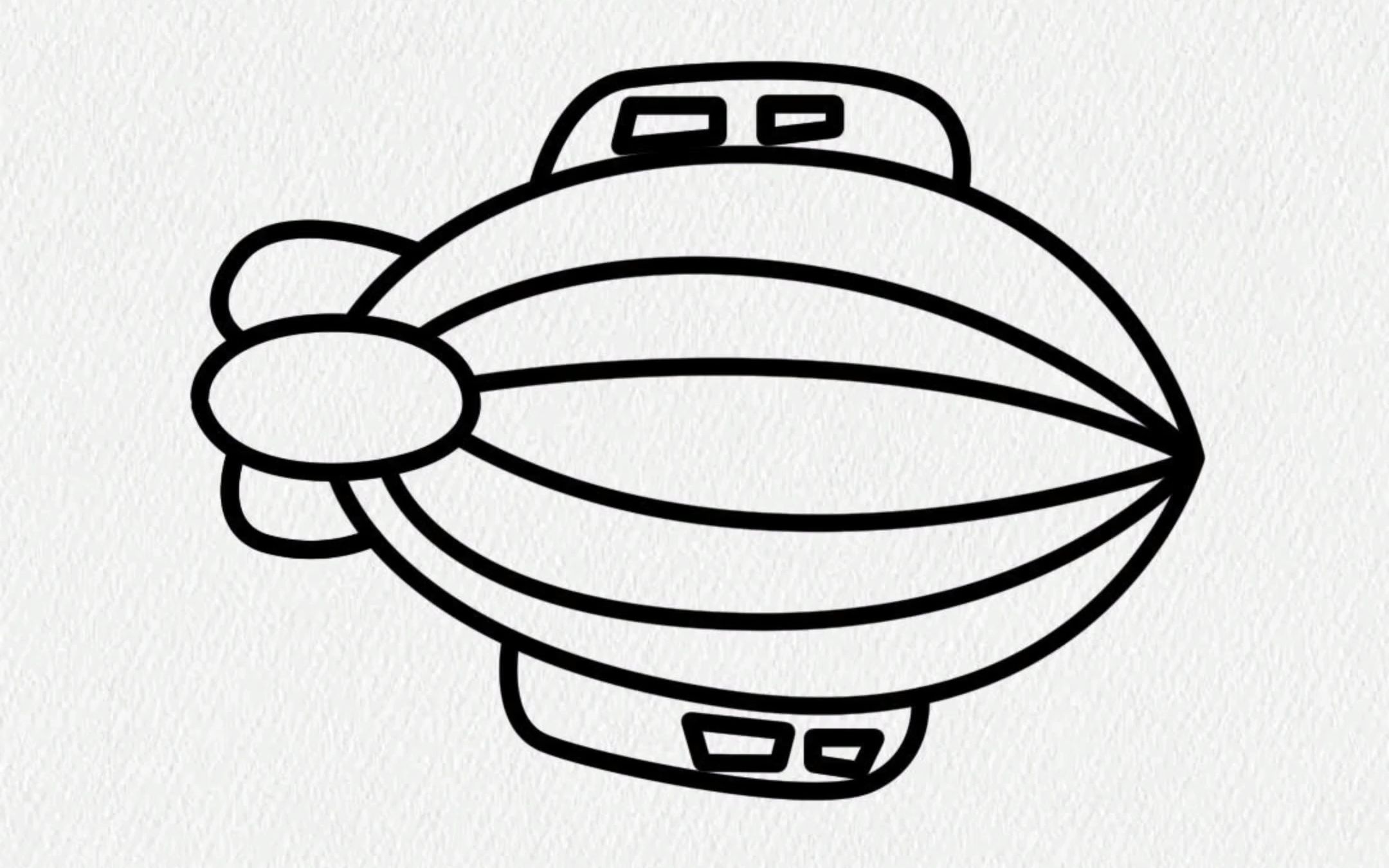 活动  用0和椭圆画飞艇,就是这么简单