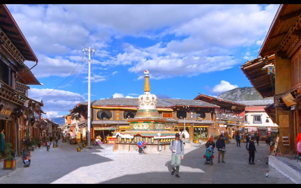 "月光之城"香格里拉独宗克古城