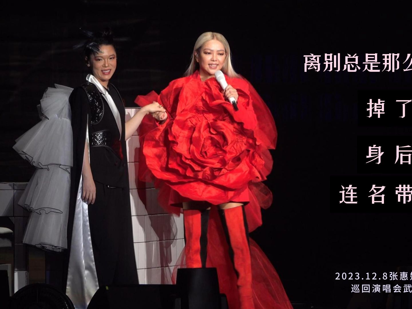 8张惠妹amer巡回演唱会武汉站4k高清《离别总是那么突然》《掉了》