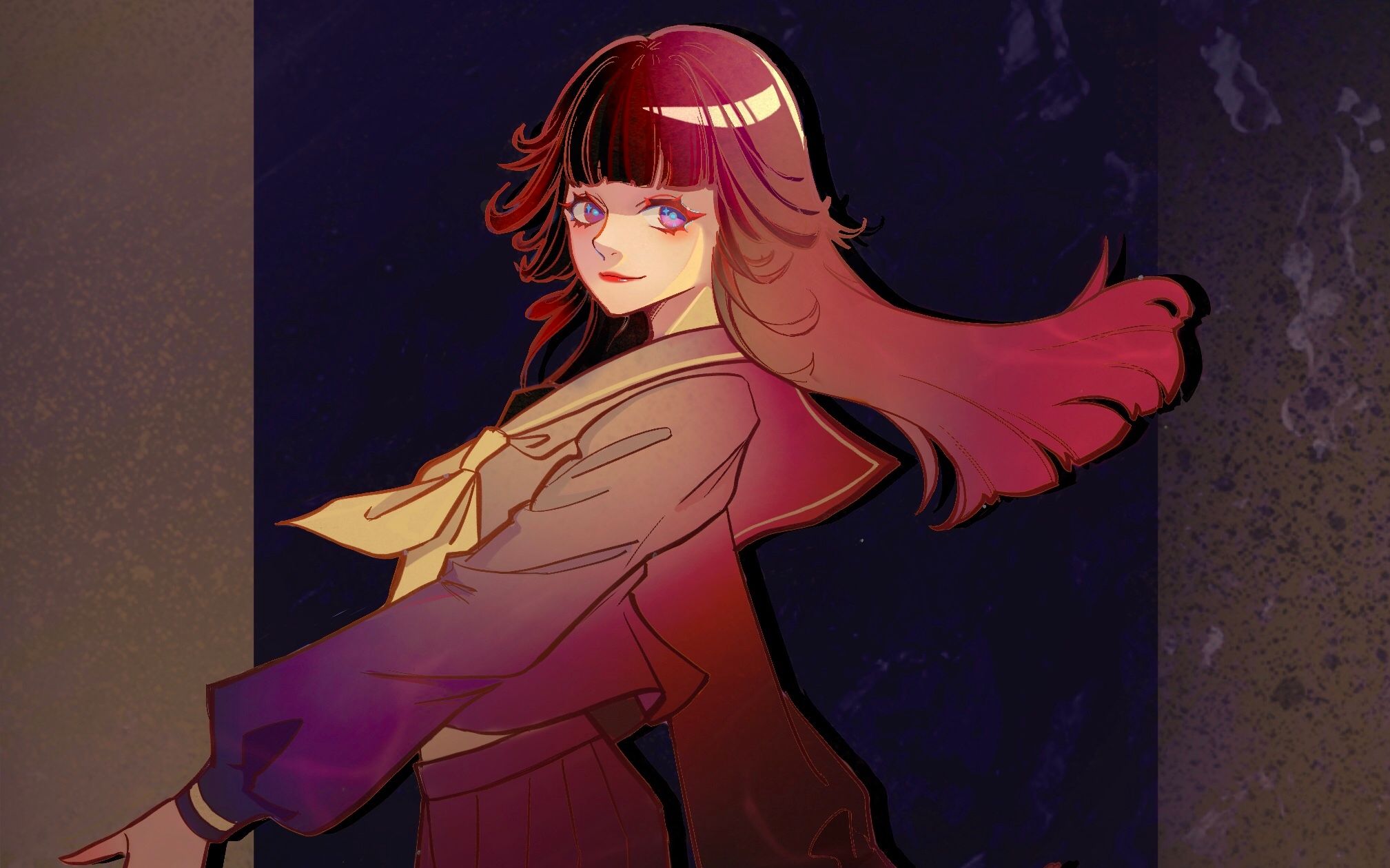 【ipad pro绘画过程】我是大哥大 早川京子 procreate录屏