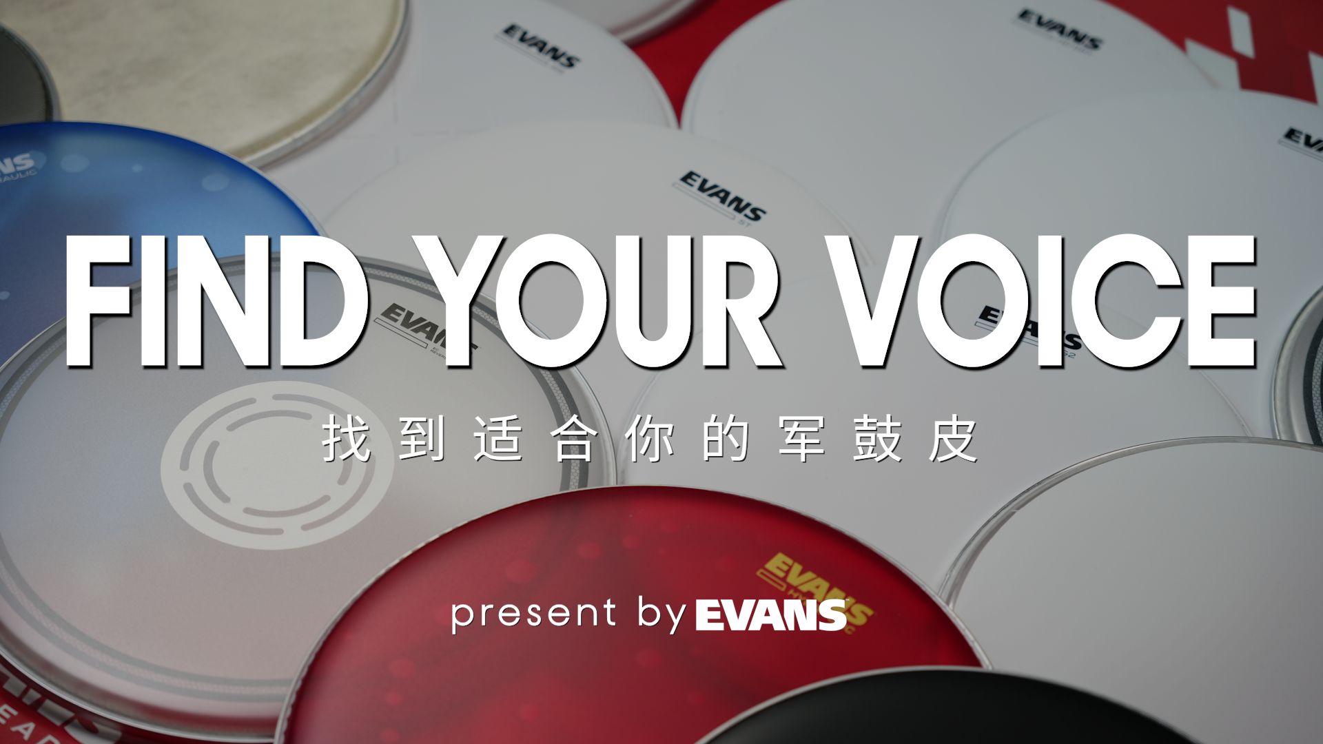 FIND YOUR VOICE 找到适合你的EVANS军鼓皮#daddario#evans鼓皮哔哩哔哩bilibili