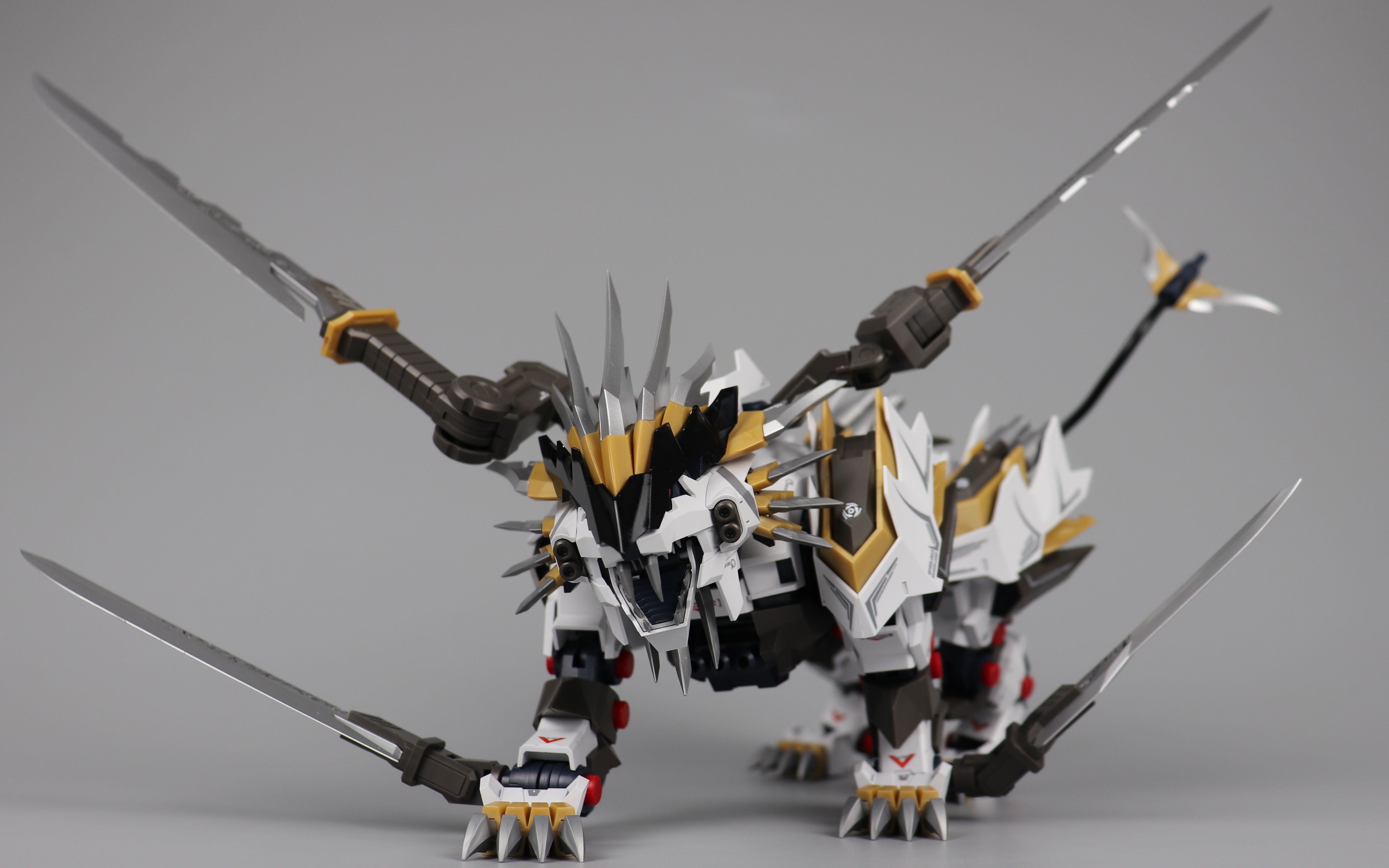 【型模玩赏】za模型 无限长牙狮