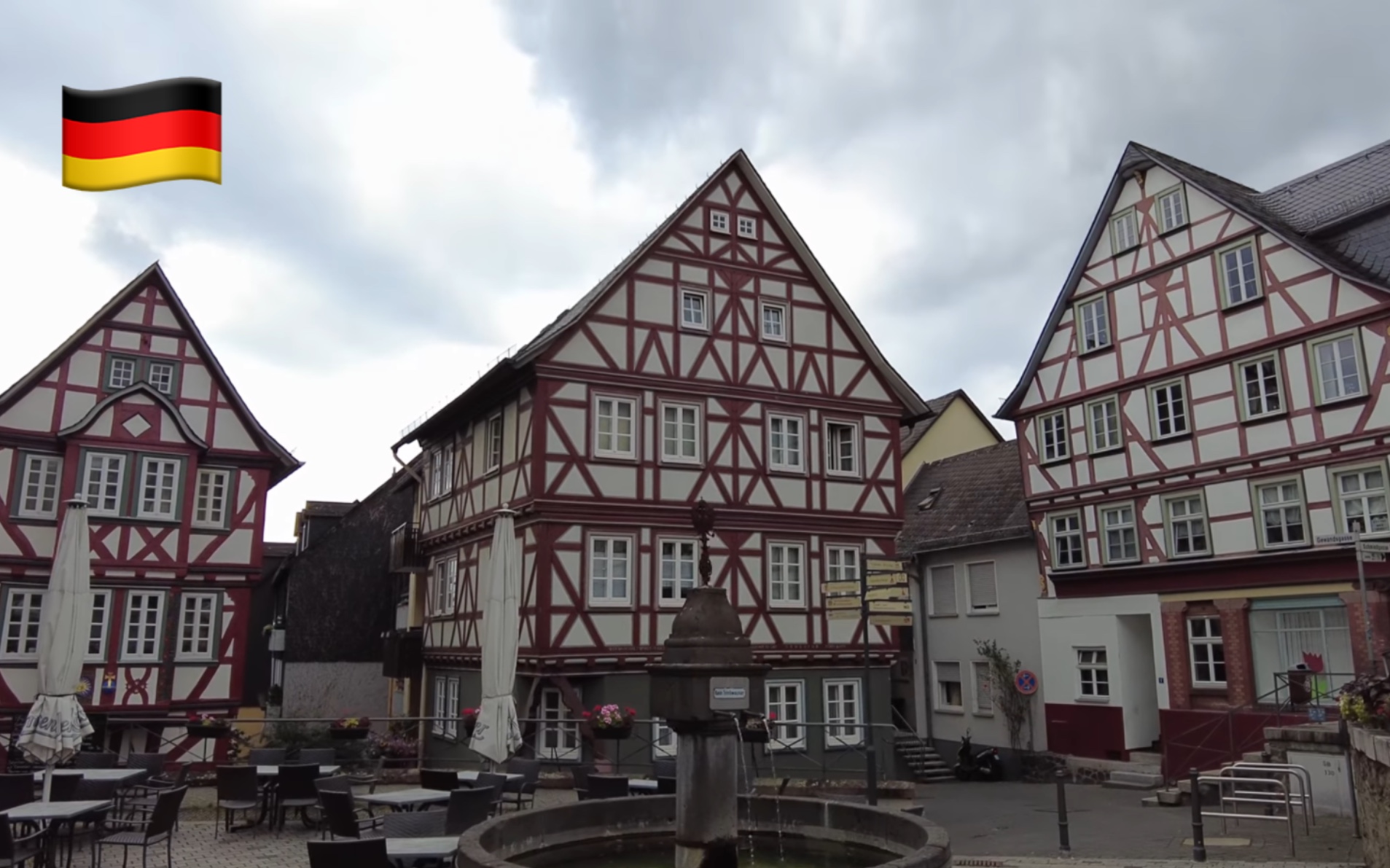 【4k超清】8月漫步游德国黑森州城市 韦茨拉尔(wetzlar) 拍摄日期