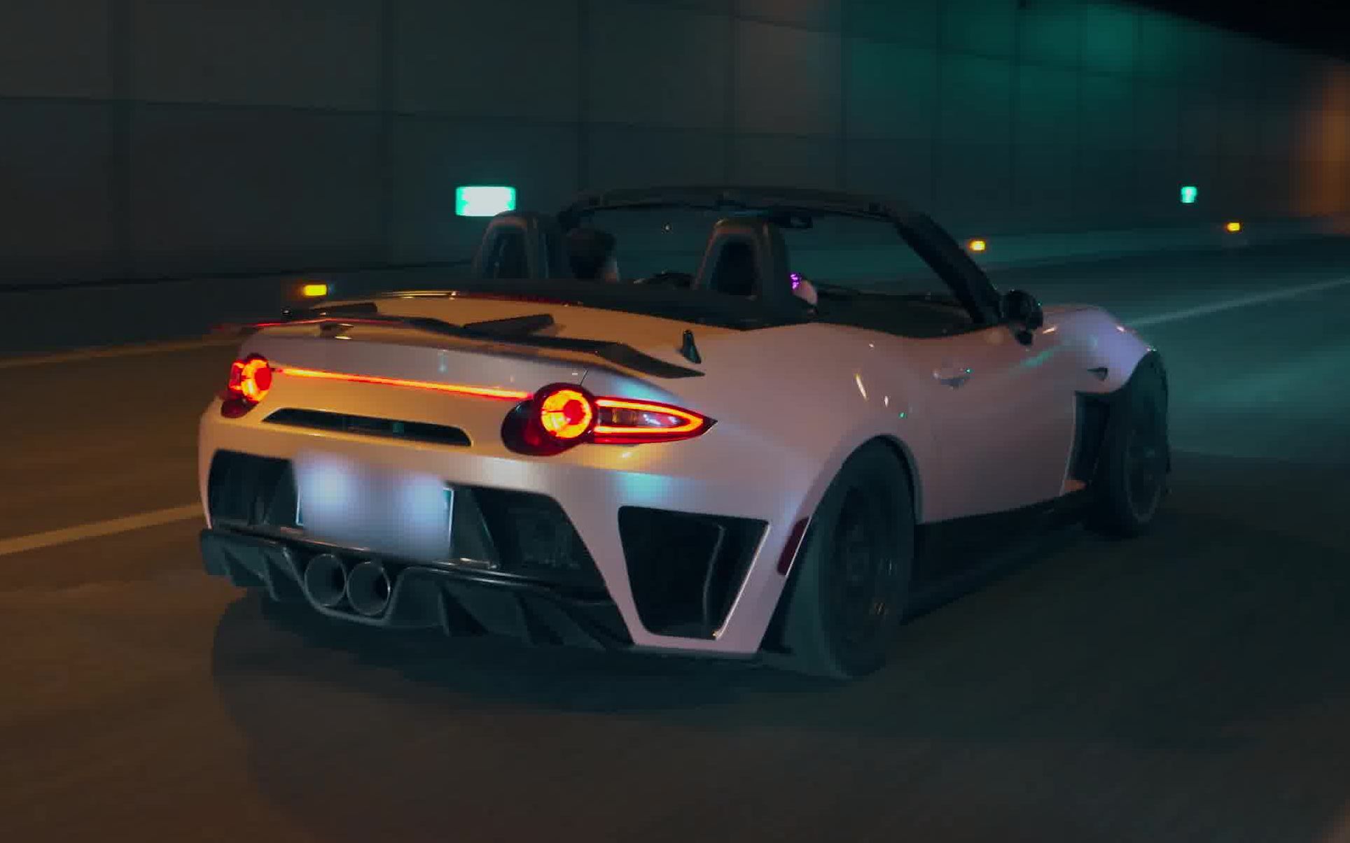 马自达x本田梦幻联动!mx2000深夜激走!