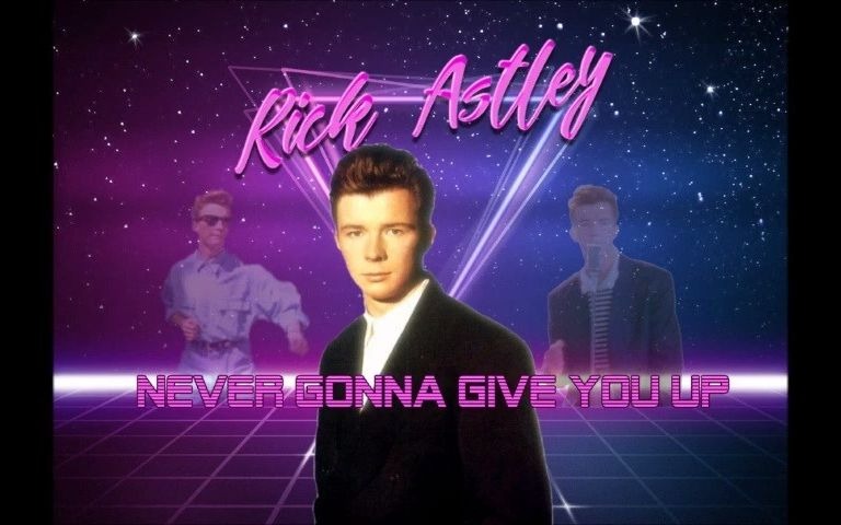 rickastleynevergonnagiveyouupsynthwaveremix