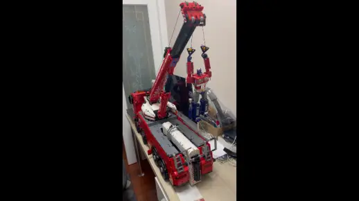 宇星模王19008清障车拼搭体验