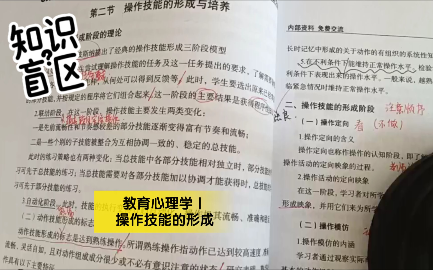 【2022年教招】教育心理学|操作技能的形成(菲茨,波斯纳,冯忠良)哔哩哔哩bilibili