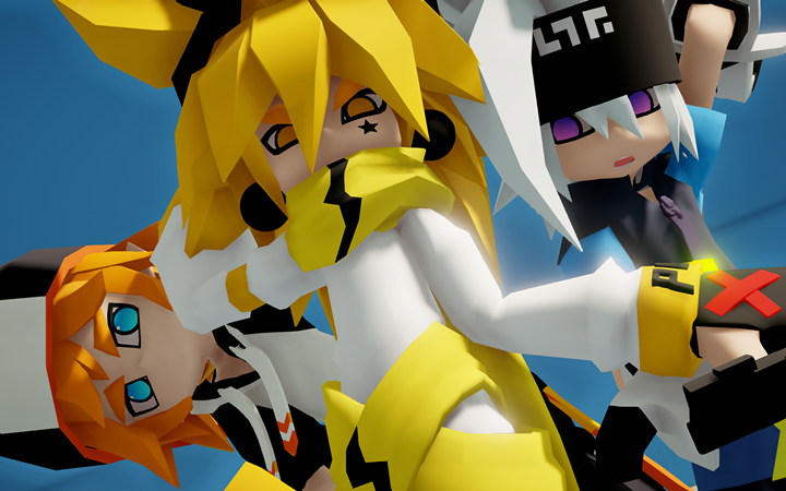 凹凸世界mmd食我大三角2瑞嘉金逃脱法律的摇滚