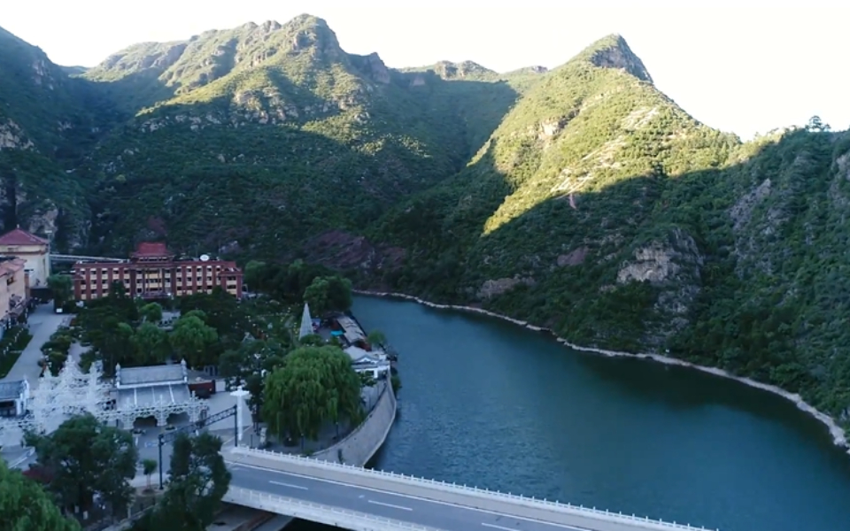 [图]航拍延庆青龙峡一角景色秀丽值得一游好地方