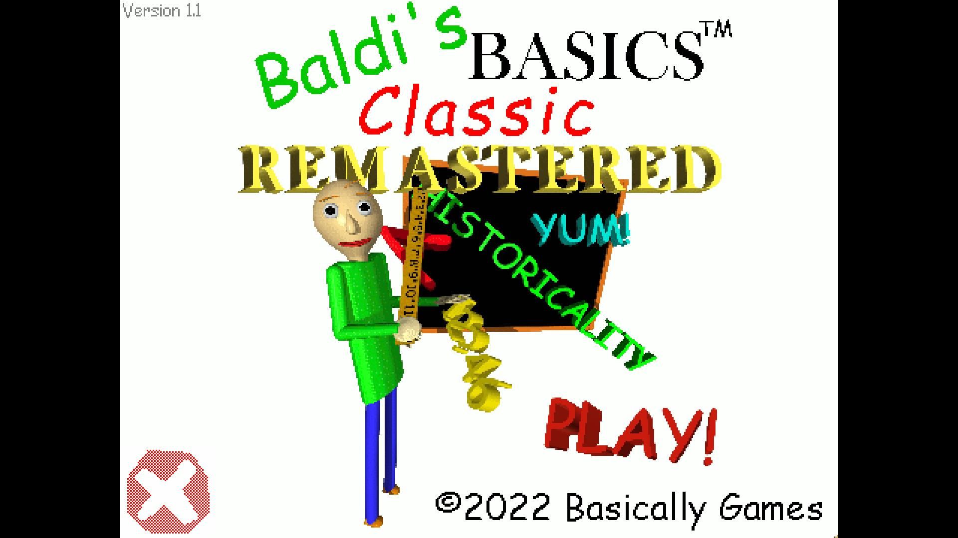 BBCR(Baldi's Basics Classic Remastered)全流程单机游戏热门视频