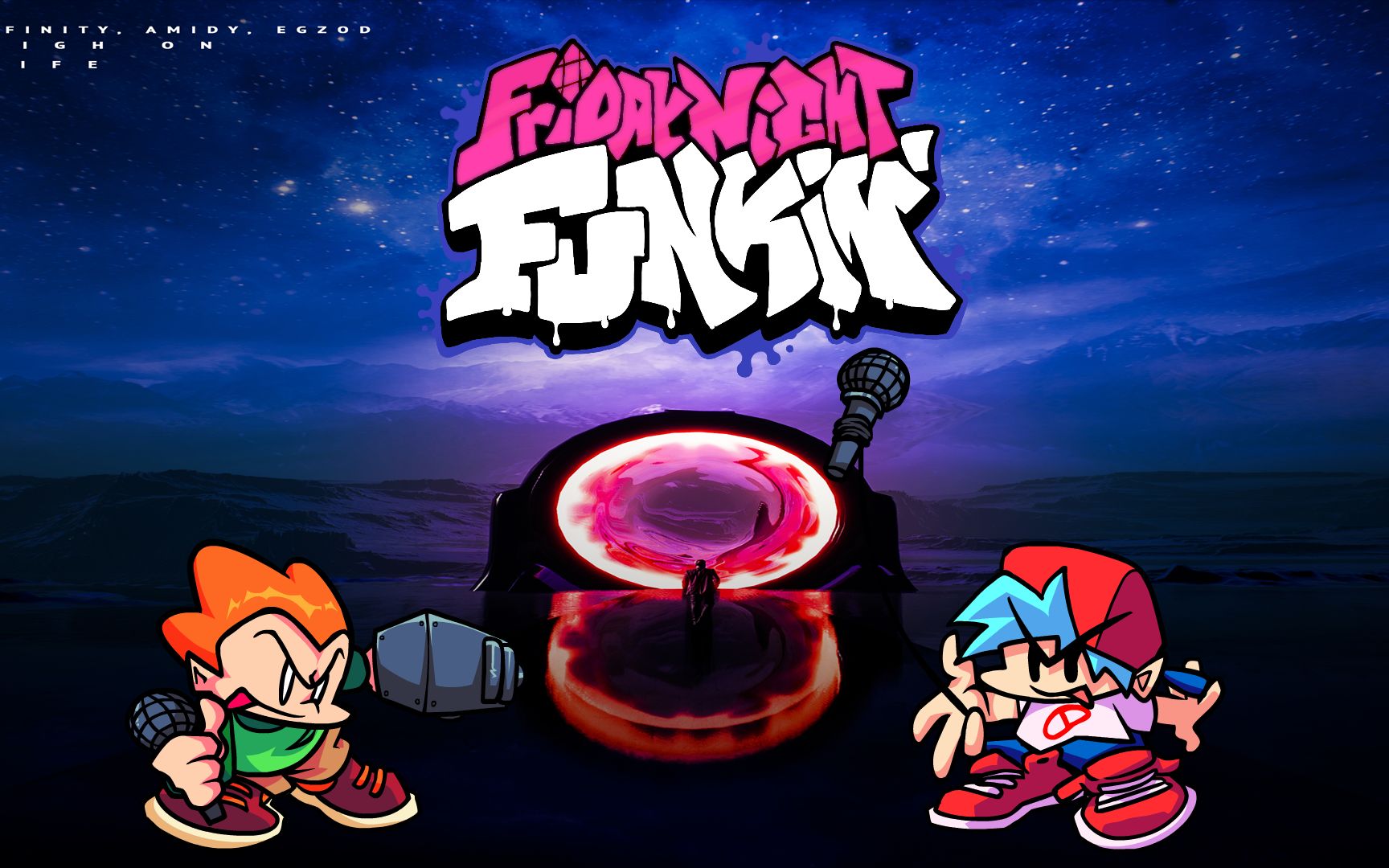 [fnf自制模组]pico和bf唱high on life