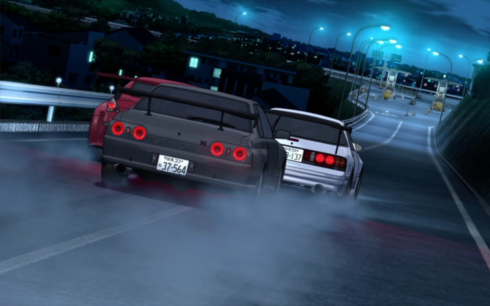 头文字d 凉介vs死神13 池田出手,帮凉介刹停gtr