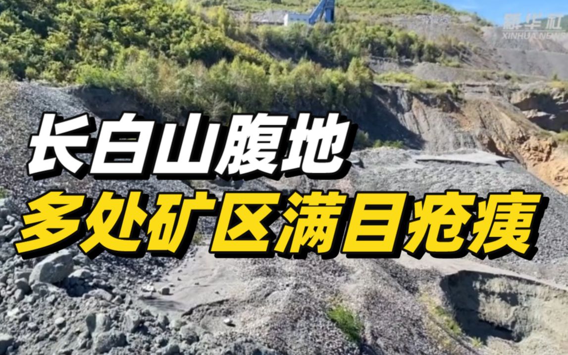 长白山腹地多处矿区满目疮痍,白山市还为问题矿企打掩护哔哩哔哩bilibili