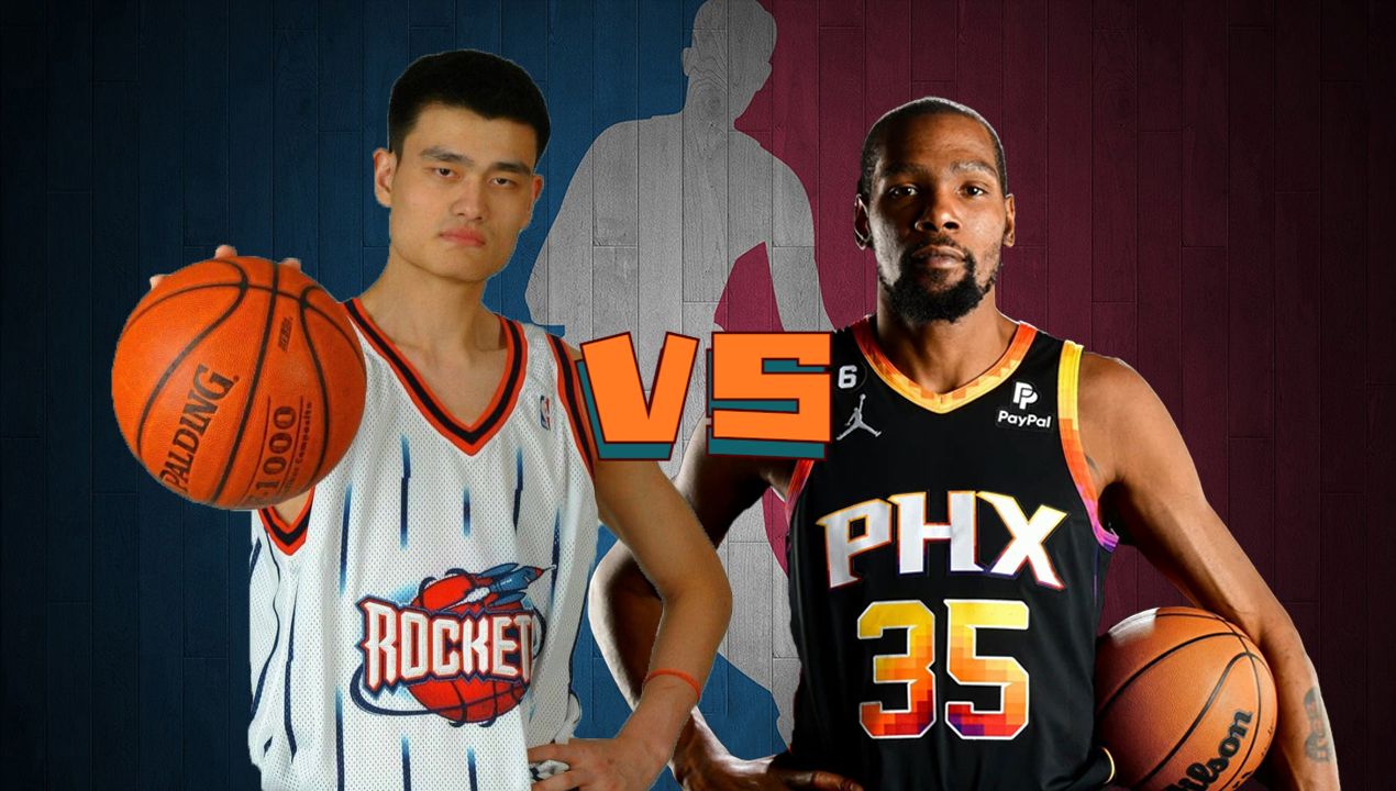 五个姚明 vs 五个杜兰特