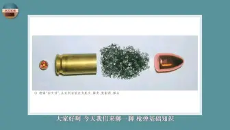 枪弹基础知识，全部大白话介绍，让你真正了解枪弹，成为有料的军迷
