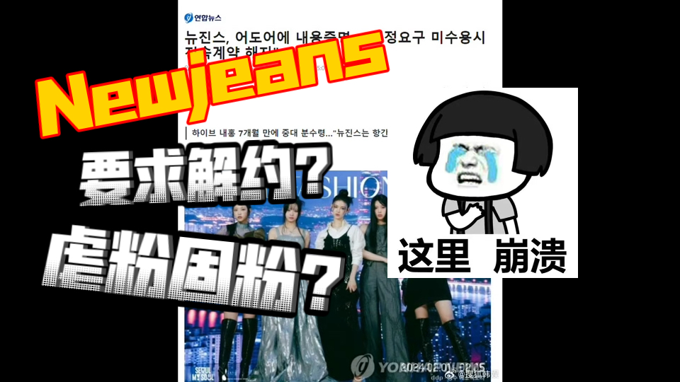 Newjeans要解约了???这是真的要成为Kpop的昙花一现了!哔哩哔哩bilibili