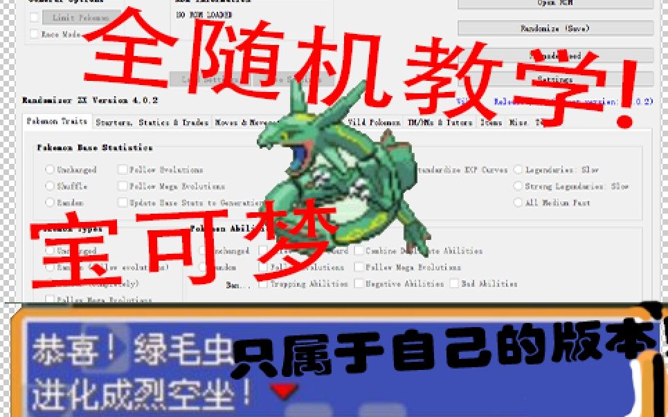 教你如何随机一款的宝可梦游戏【全随机器教程】哔哩哔哩bilibili