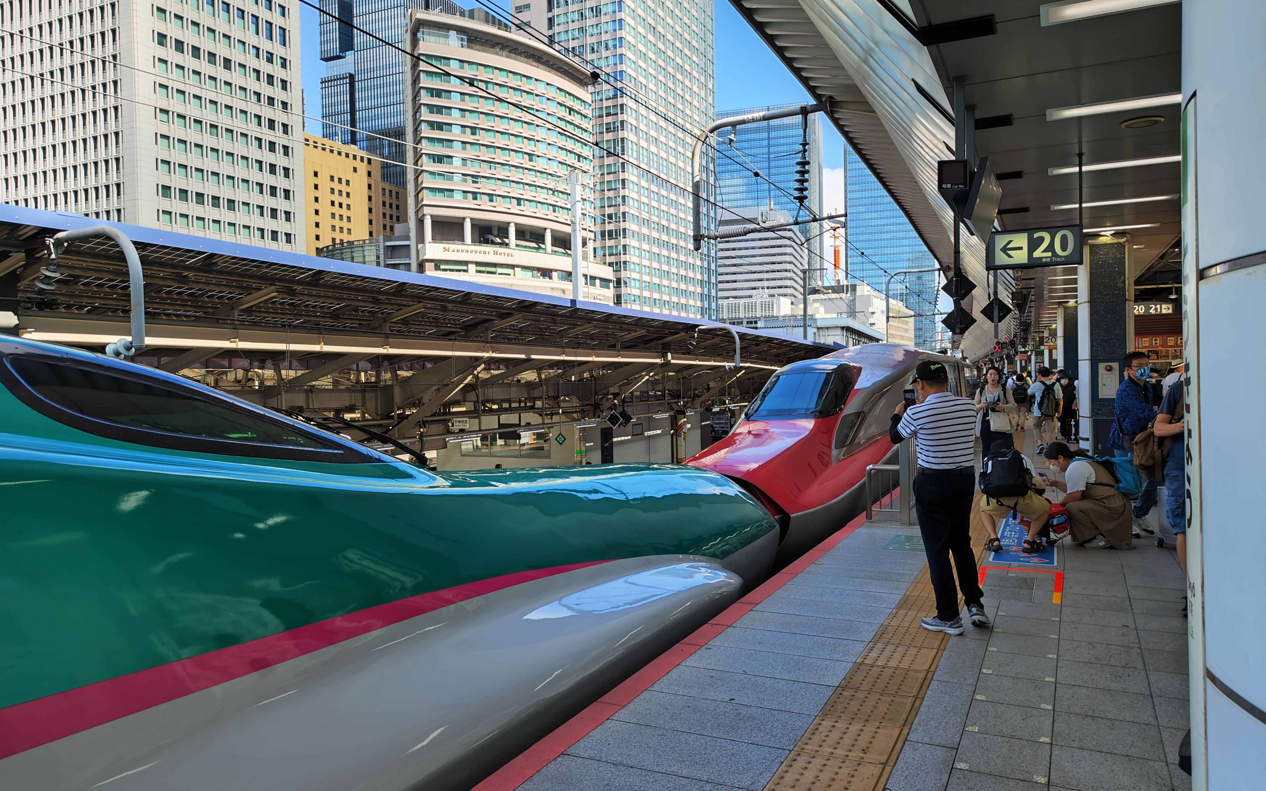 东北新干线hayabusa9号-秋田新干线komachi9号 东京到上野 车内放送