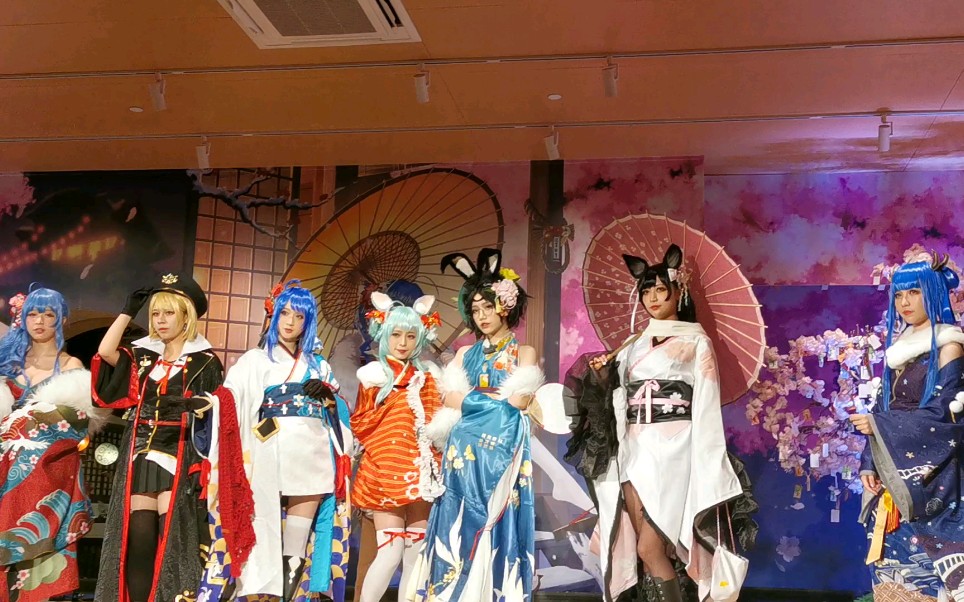 【darknesszy】《碧蓝航线》涟泉大江户联动活动下午场的cos走秀