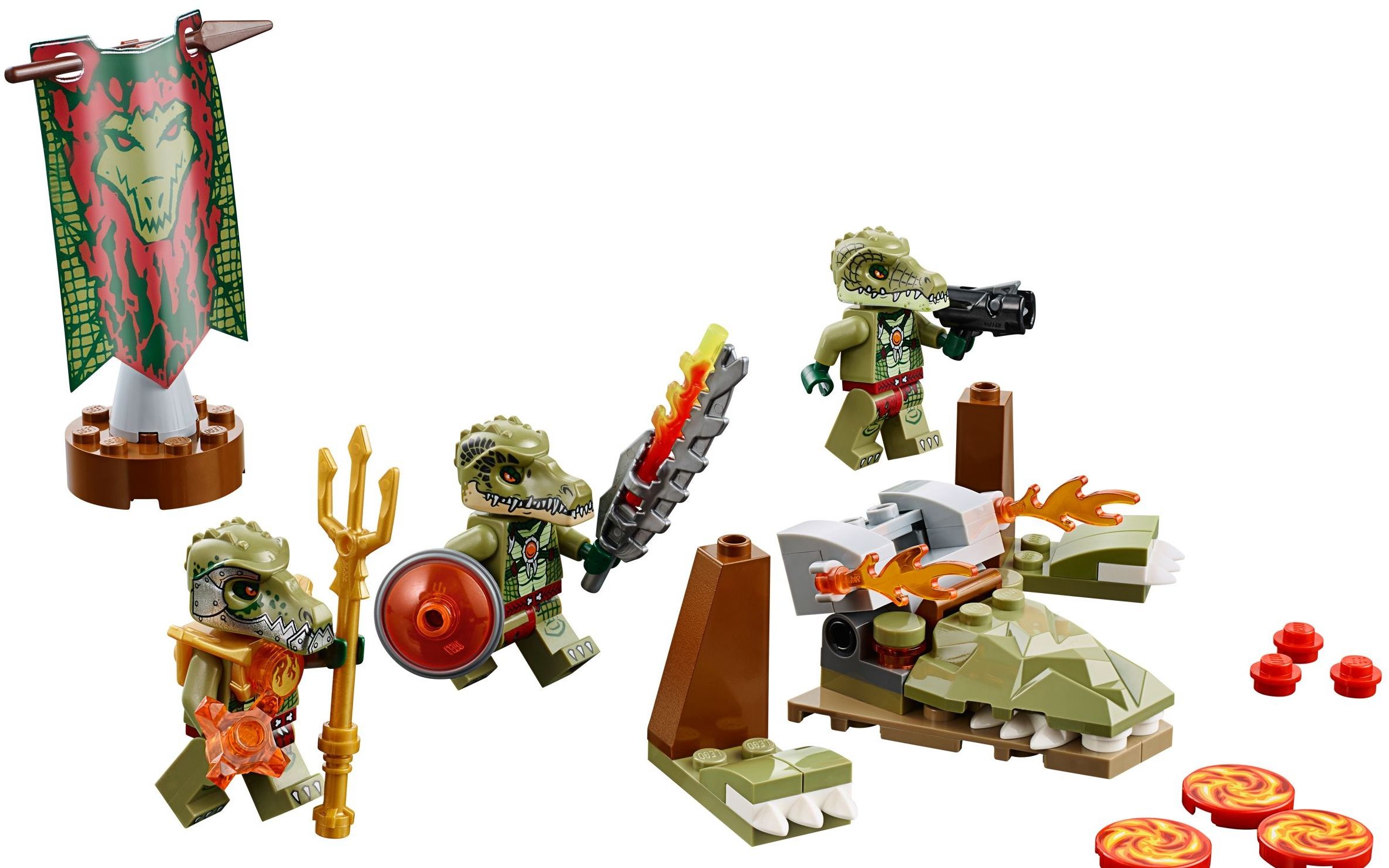 乐高lego 70231 chima 气功传奇 蛮鳄部落战斗军团组 2015速拼评测