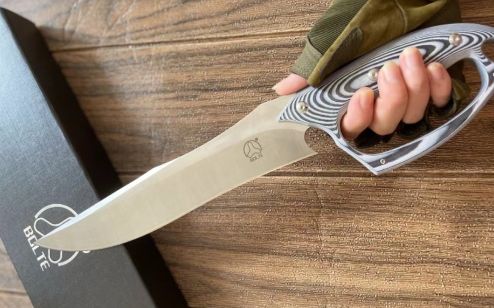 国货量产:《博尔特原创》复刻版翼龙手环刀,实用型户外开路排障刀,248