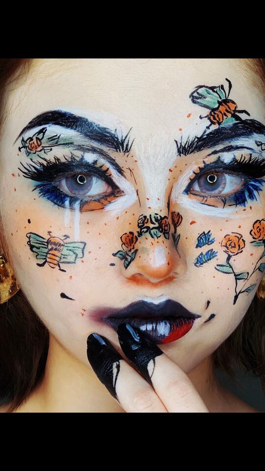 画中人仿妆92漫撕脸说的就是我本人了吧