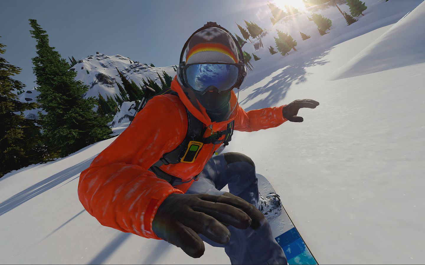 【steep极限巅峰】#2(三种视角)听歌滑雪岂不美哉!