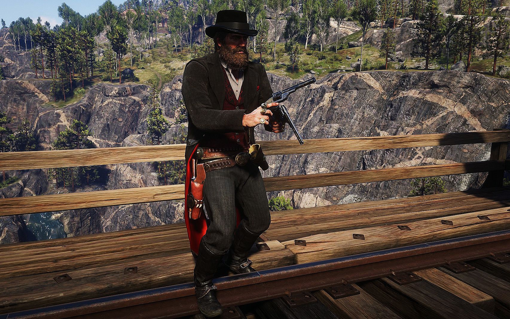 活动作品荒野大镖客2:达奇的抢劫西装套装-穿搭分享