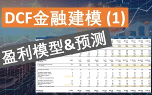 下载视频: 【手把手建模】DCF金融模型 (1)-盈利模型 & 收益预测（学习分享+练习）