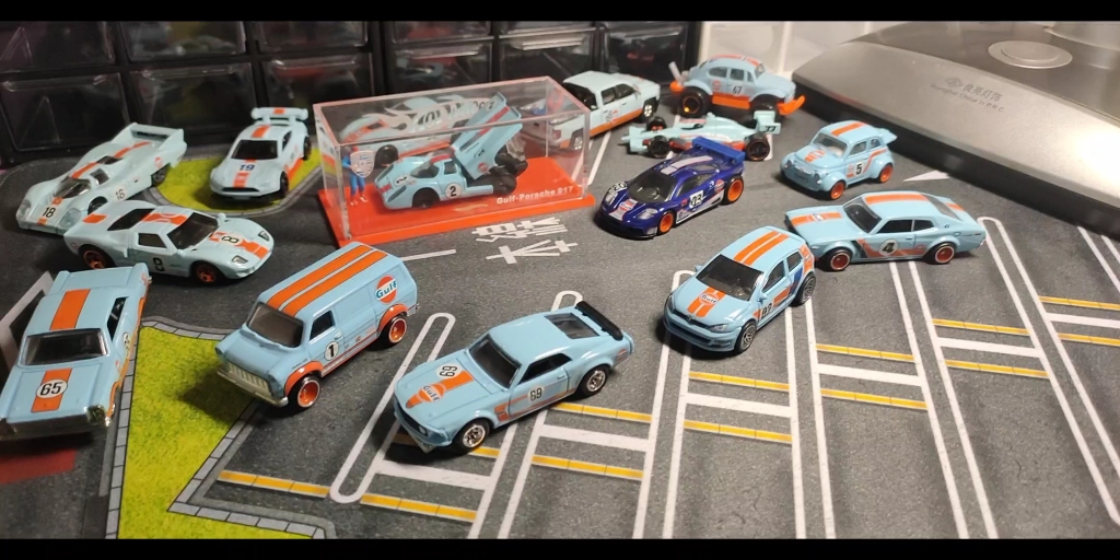 海湾石油gulf涂装模型小车