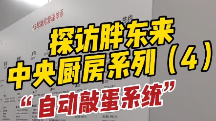 探访胖东来中央厨房系列(4)自动敲蛋系统,一小时能打蛋3000公斤.#胖东来 #许昌 #爱在胖东来哔哩哔哩bilibili