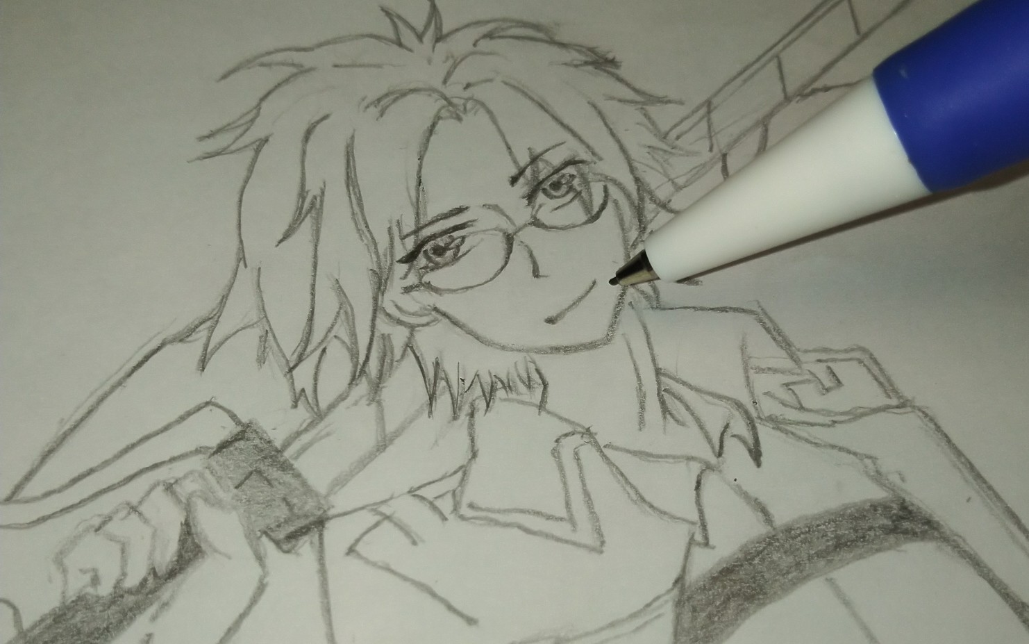 进击の巨人韩吉分队长手绘女装大佬bushi