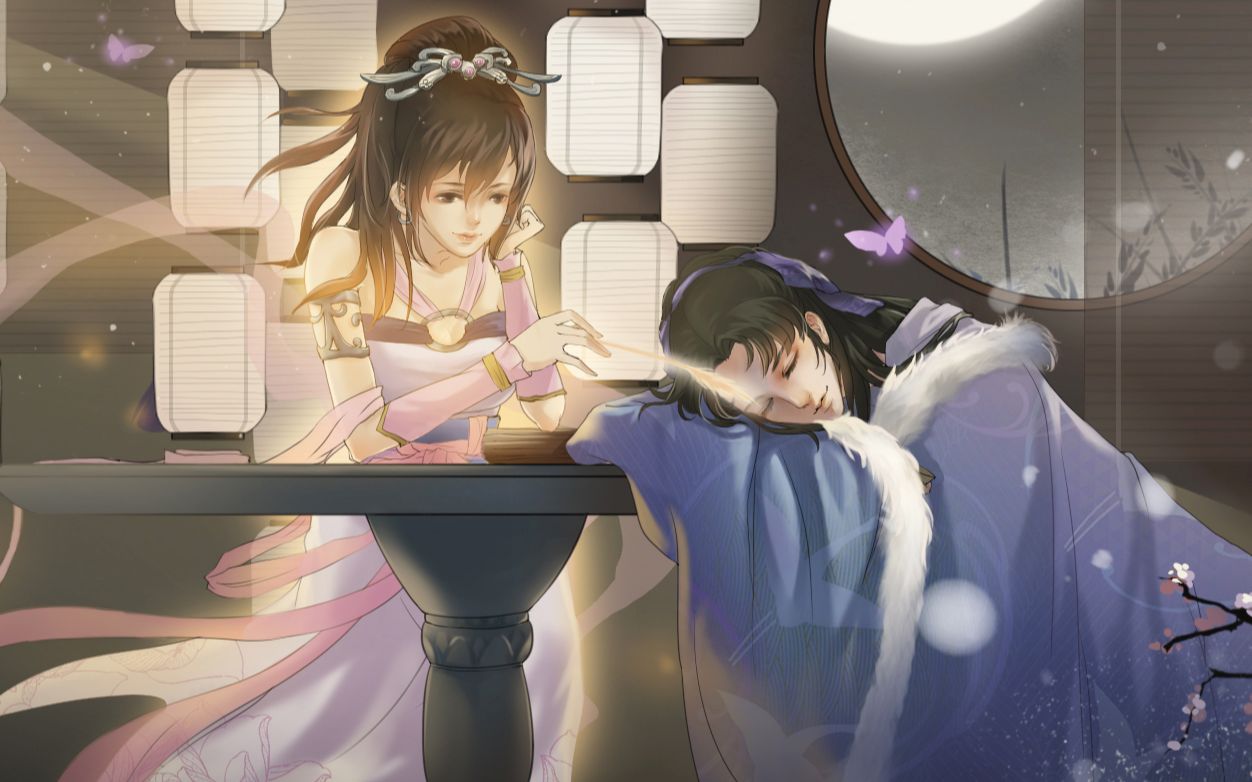 【天行九歌/b萌应援/张良x红莲】最是人间倾城色