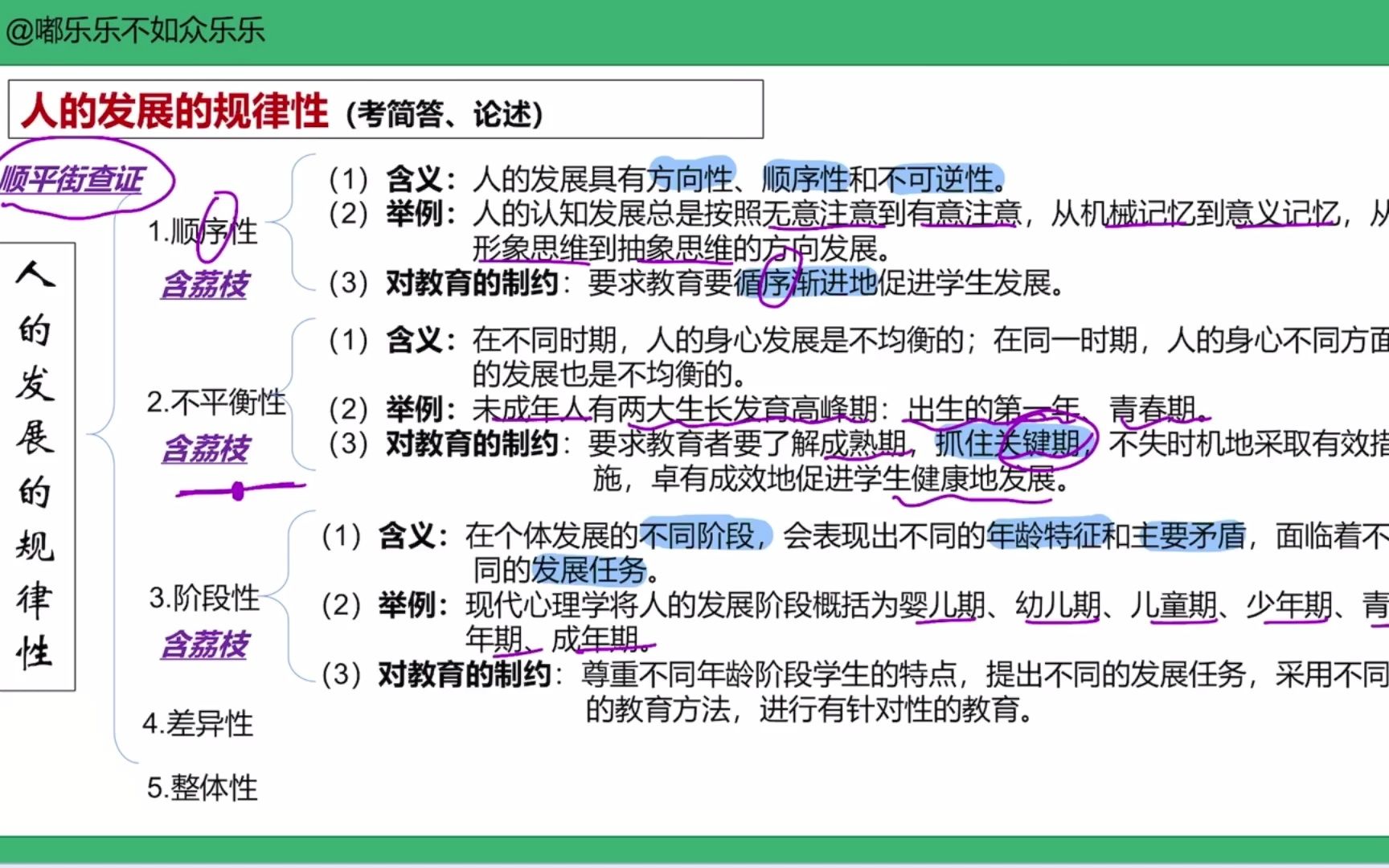 教育学原理人的发展的规律性哔哩哔哩bilibili