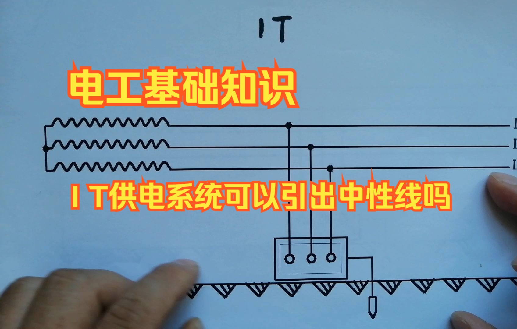 IT供电系统是三相三线制,电工初学者问可以不可以引出中性线哔哩哔哩bilibili