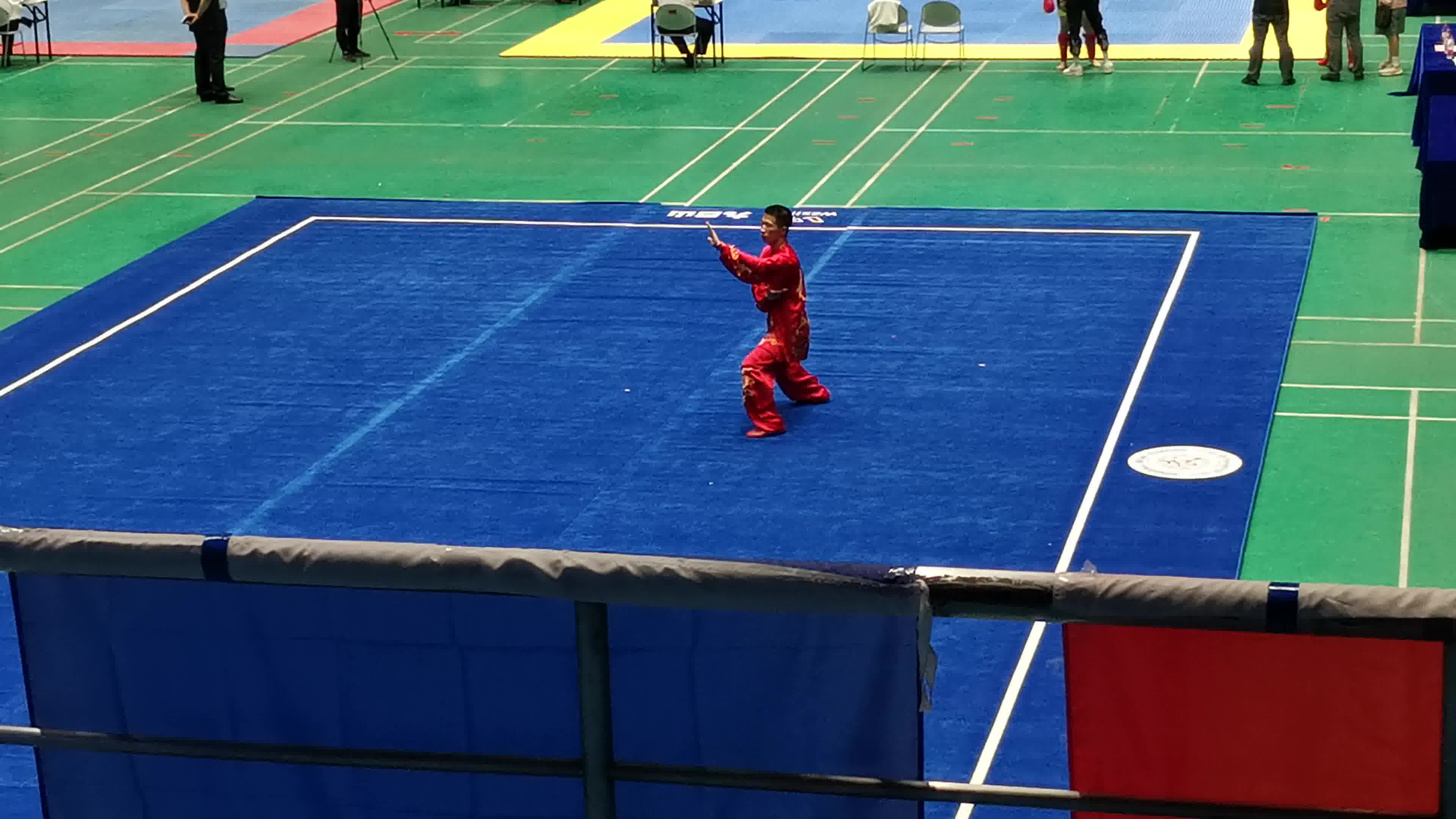 2021.06 首都高校武术比赛 自选太极拳项目(随便录的 1)