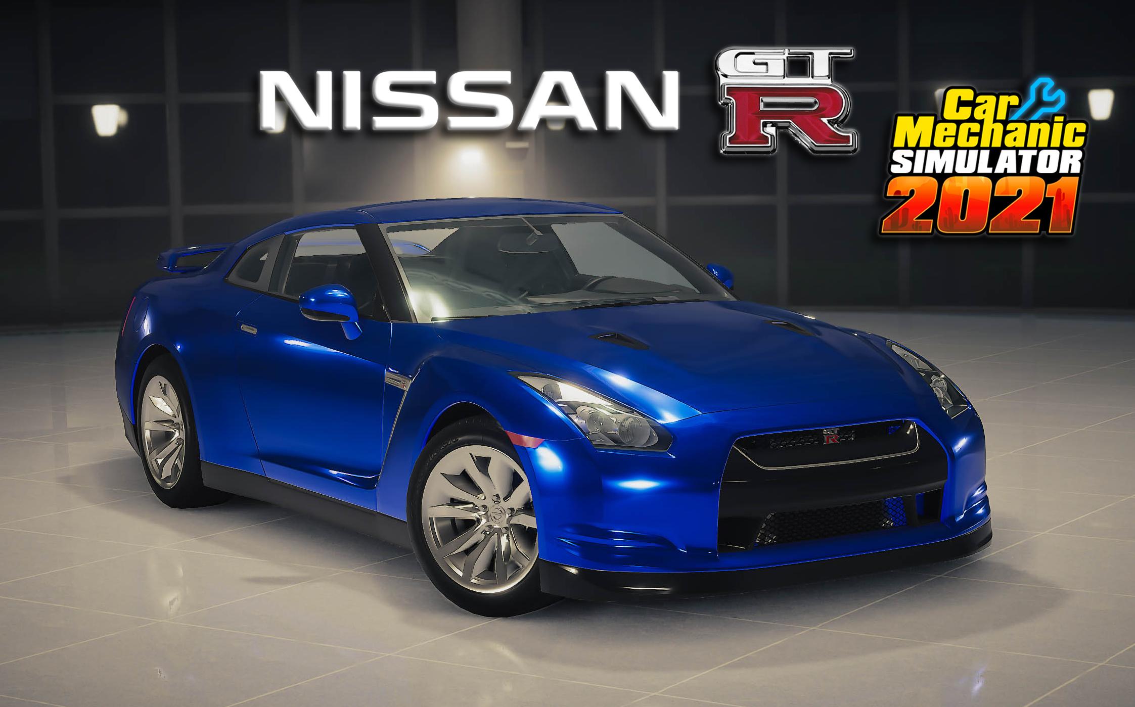 [图]《汽车修理工模拟2021》修复顺便加强一辆08款日产GTR R35 | Car Mechanic Simulator