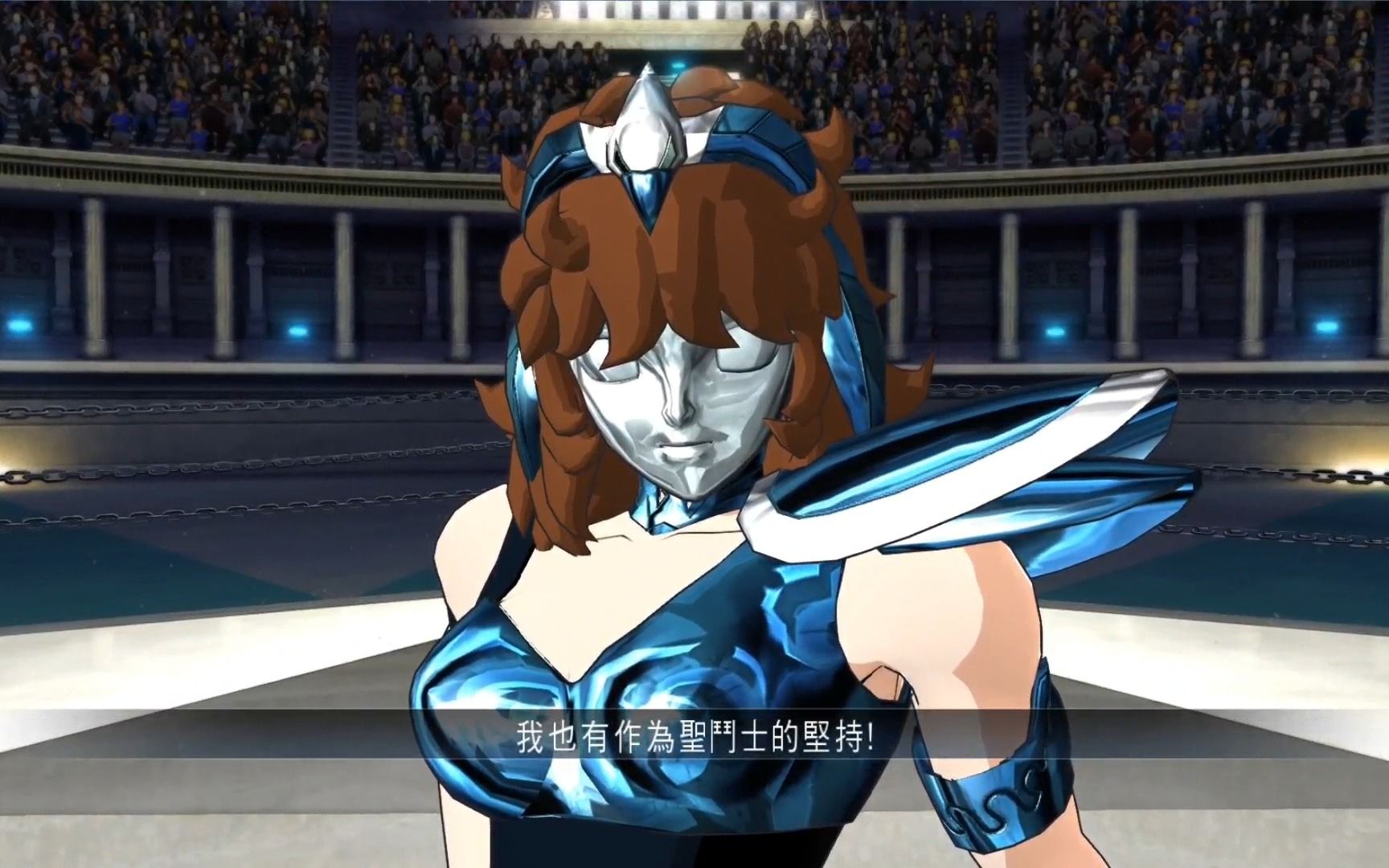 游戏:圣斗士星矢 斗士之魂;天鹰座 魔铃 vs 星矢等人