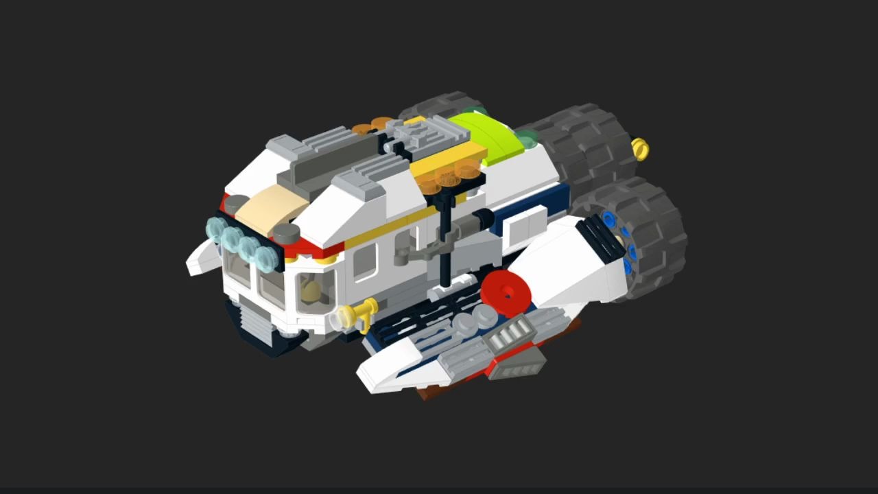 乐高moc作品 31107创意百变 套内 飞船 作品展示