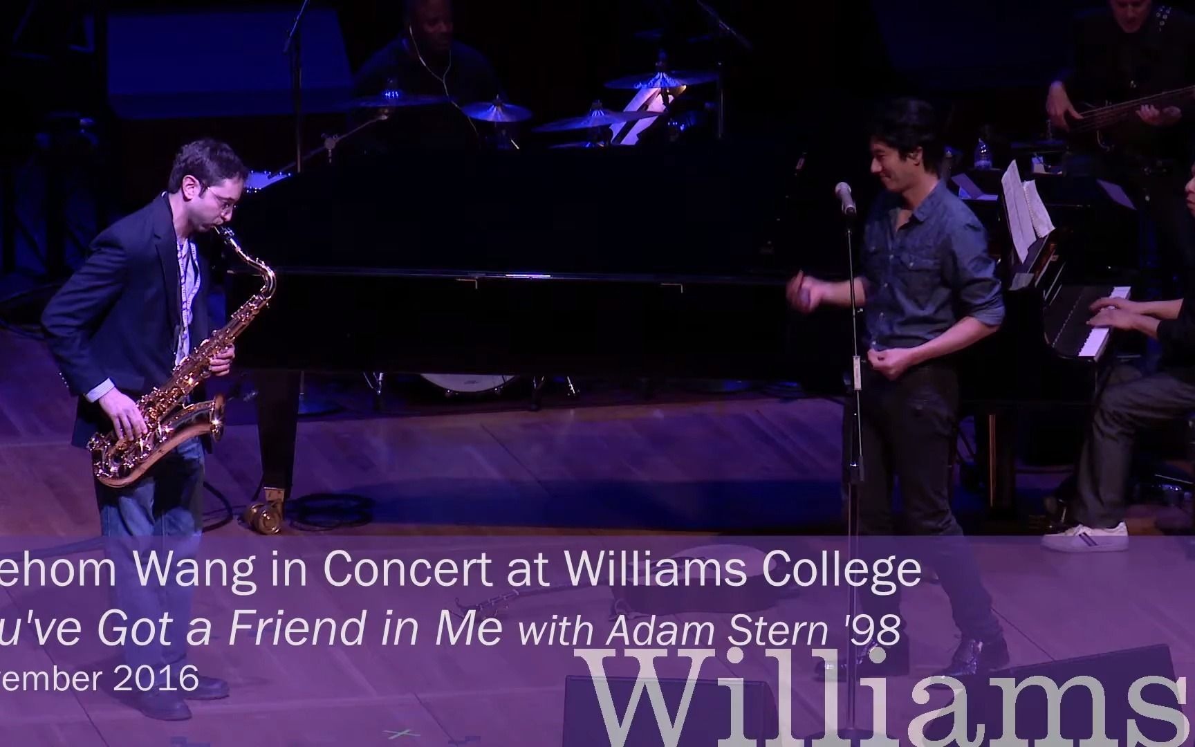 [图]王力宏 — Youve Got a Friend in Me 2016 Williams College 威廉姆斯学院