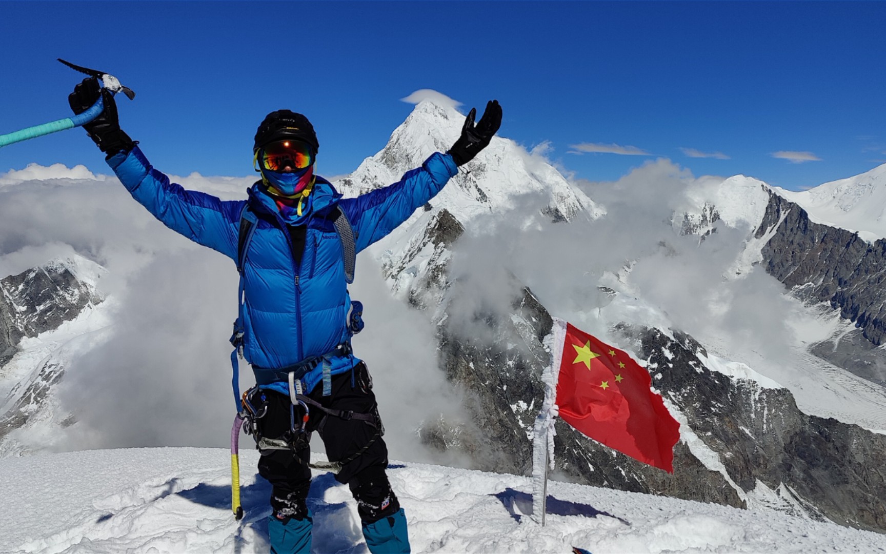 贡嘎6000米难度技术型雪山,金银山6410米登山纪录片