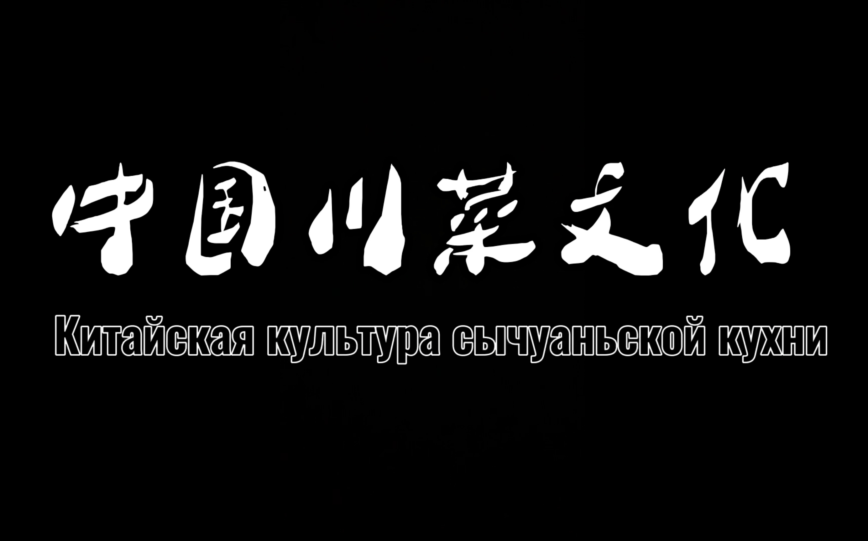 中国川菜文化(俄语版)哔哩哔哩bilibili