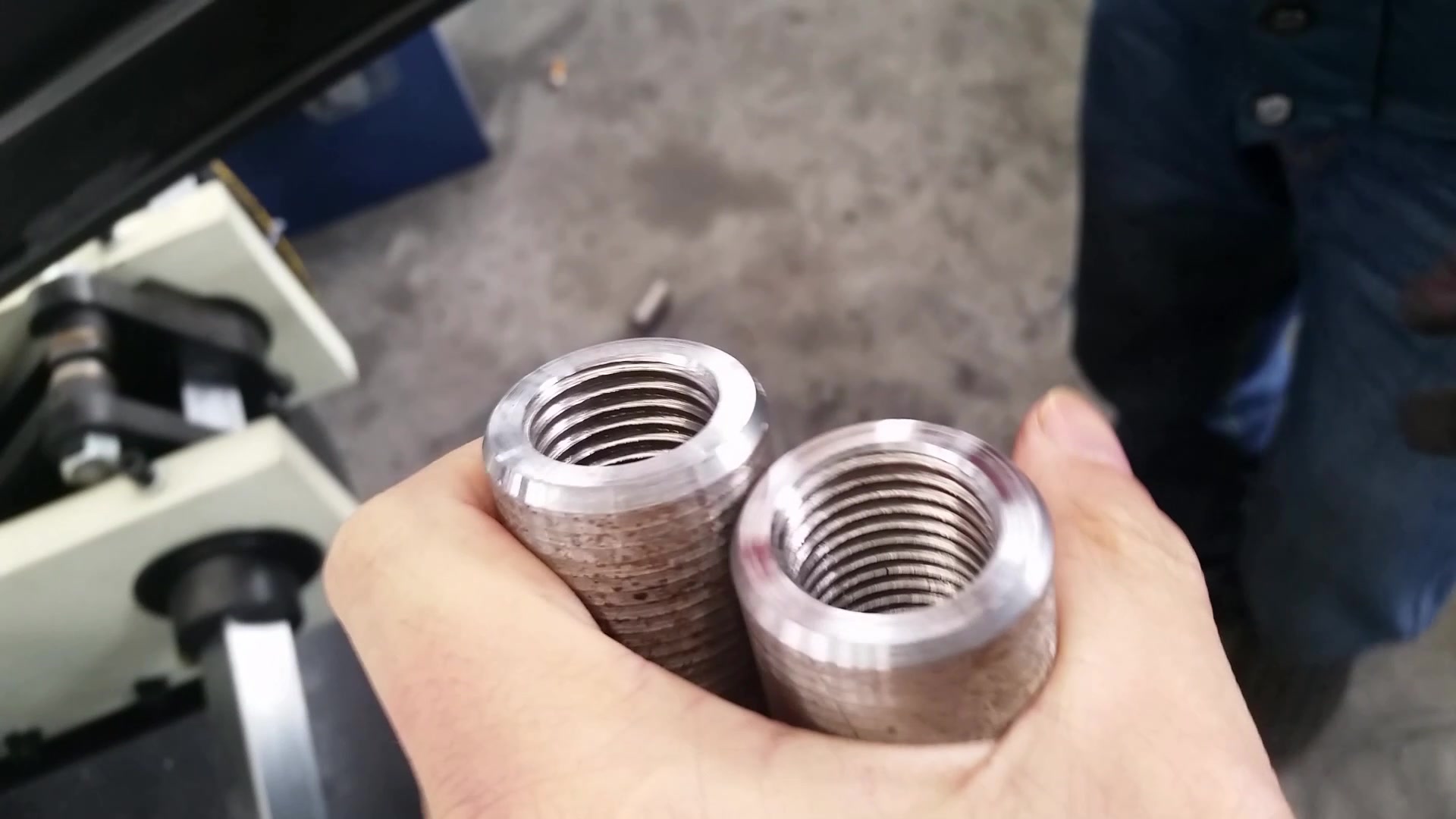 双头倒角机,丝杆连接套管平面倒角视频_哔哩哔哩 (゜-゜)つロ 干杯