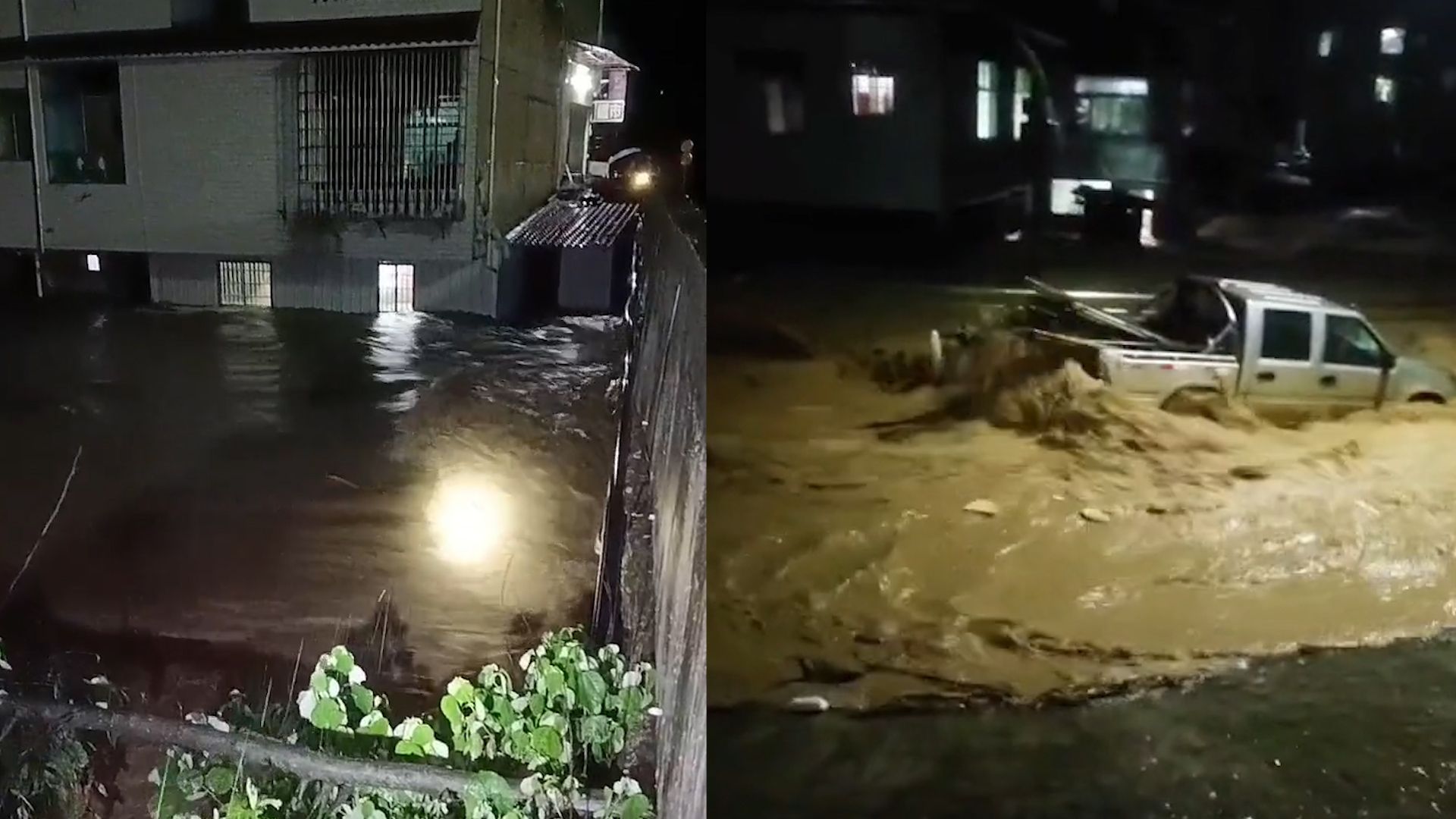 邵阳新邵暴雨河水暴涨至道路车辆被冲走 当地:转移480余人无伤亡哔哩哔哩bilibili