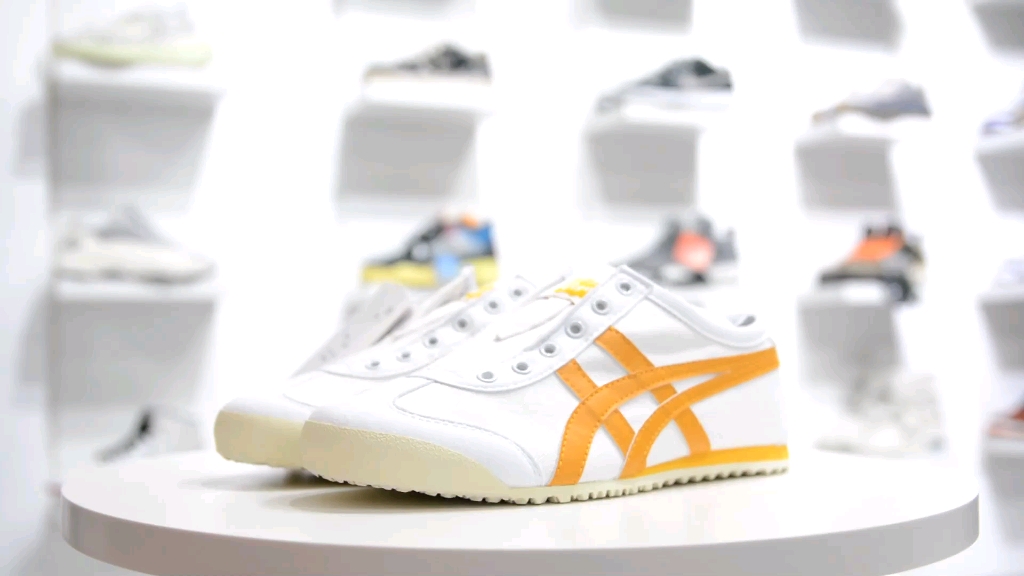 Asics Onitsuka Tiger 亚瑟士鬼冢虎系带帆布懒人鞋哔哩哔哩bilibili