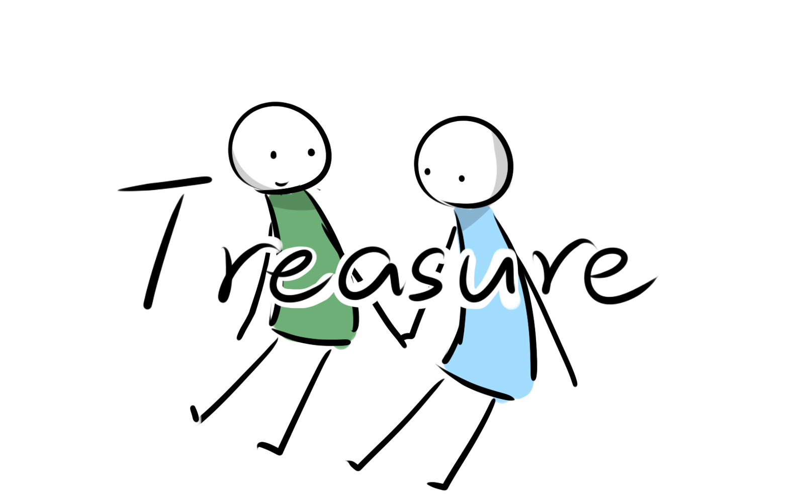 绿蓝手书treasure