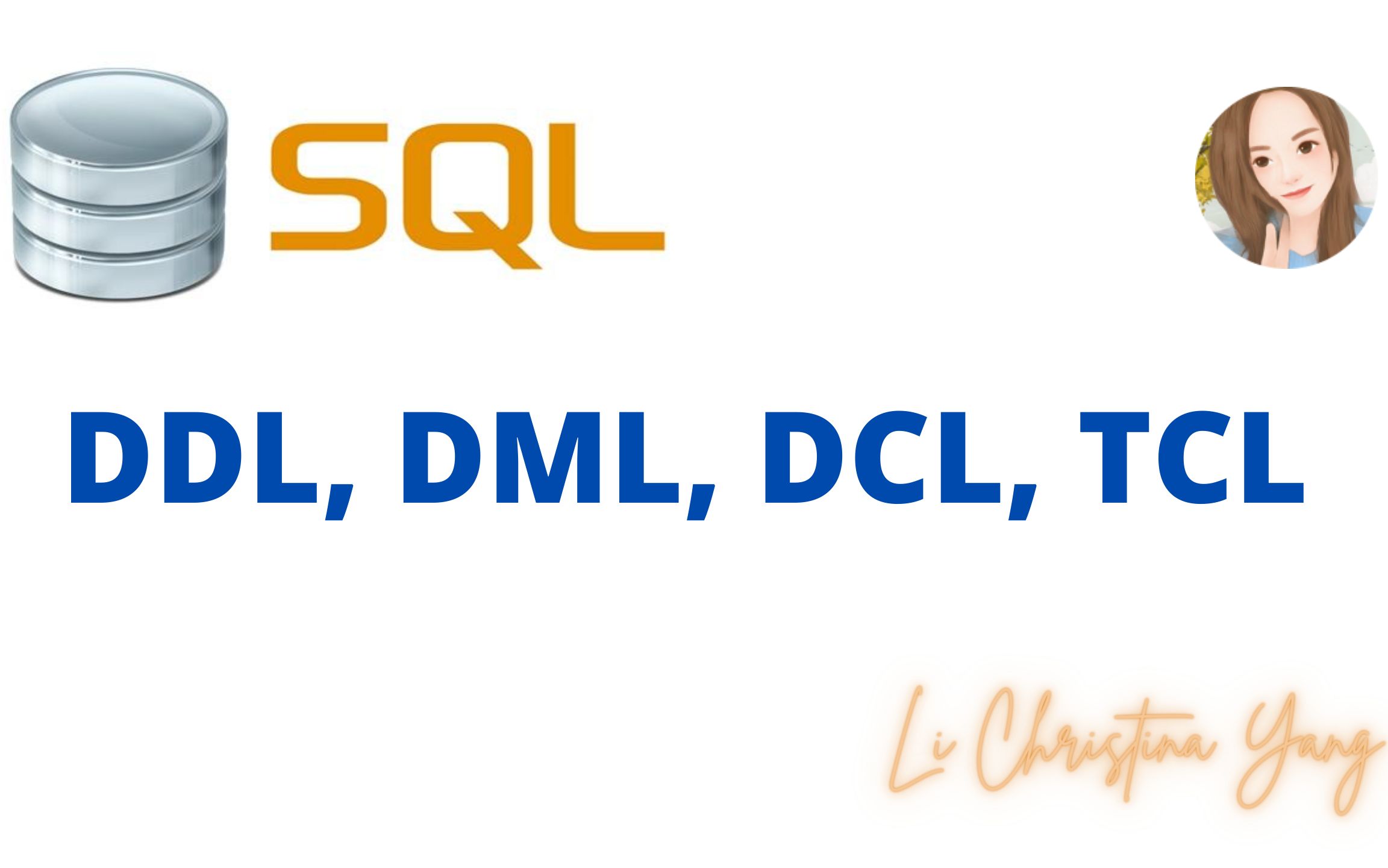 【SQL】#2 | SQL学习资源和SQL语言的四大类别哔哩哔哩bilibili